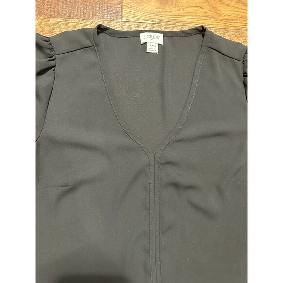 J.Crew V Neck black Bouse - Picture 4 of 4